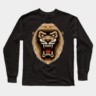 Lion Head Long Sleeve T-Shirt